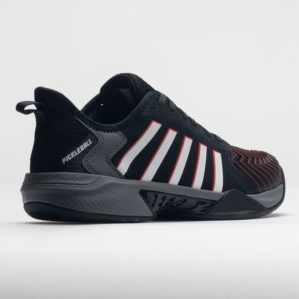 K-Swiss Pickleball Supreme Men's Jet Black/Steel Gray/Spicy Orange