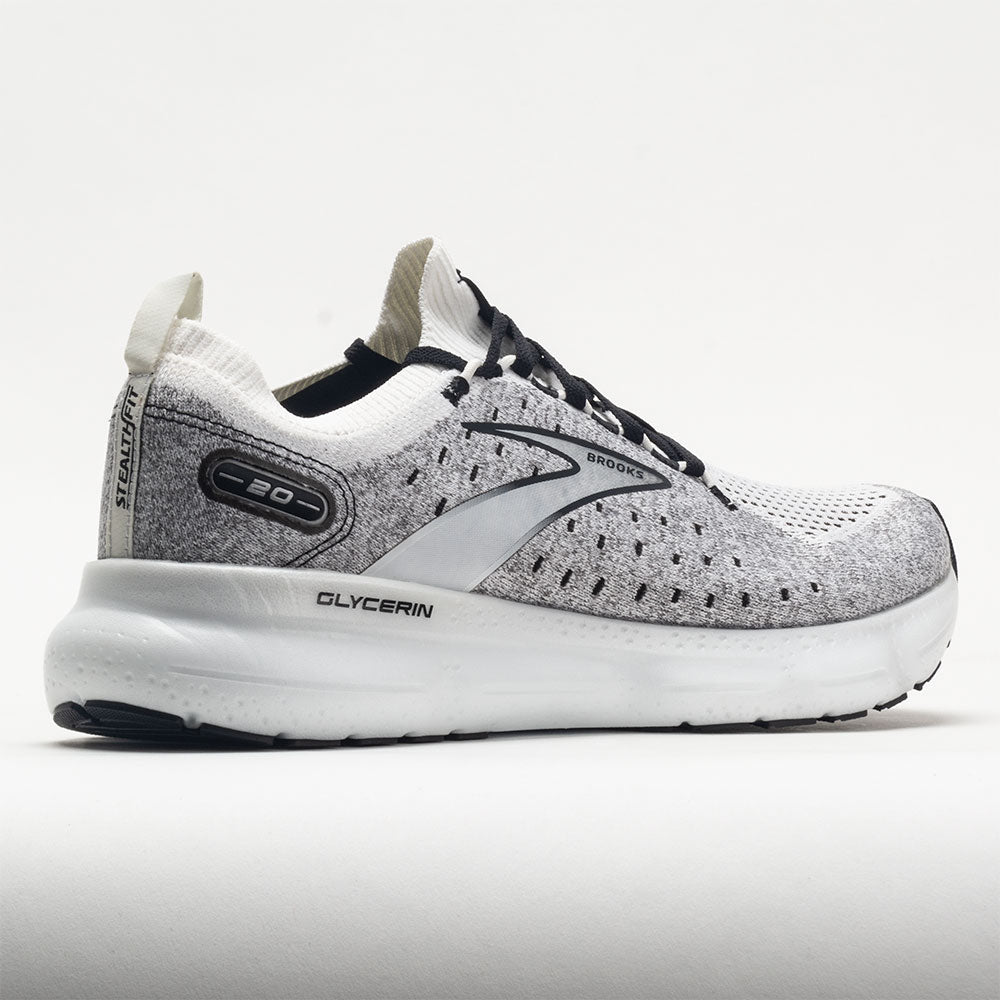 Brooks Glycerin StealthFit 20 Men's White/Grey/Black