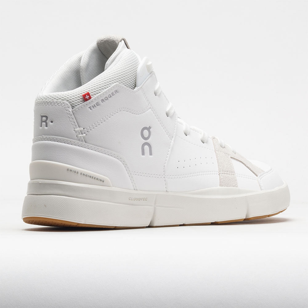 On The Roger Clubhouse Mid Men's White/Sand