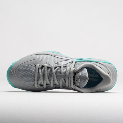 Diadora B.Icon 2 AG Women's  Silver DD/Black/Aruba Blue
