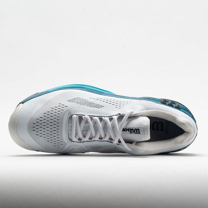 Wilson Rush Pro 4.0 Men's  White/Blue Coral/Blue Atoll